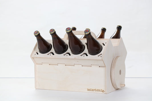 V8 beer crate