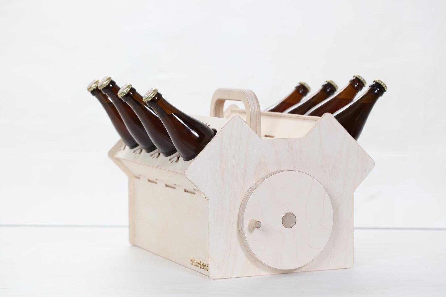 V8 beer crate