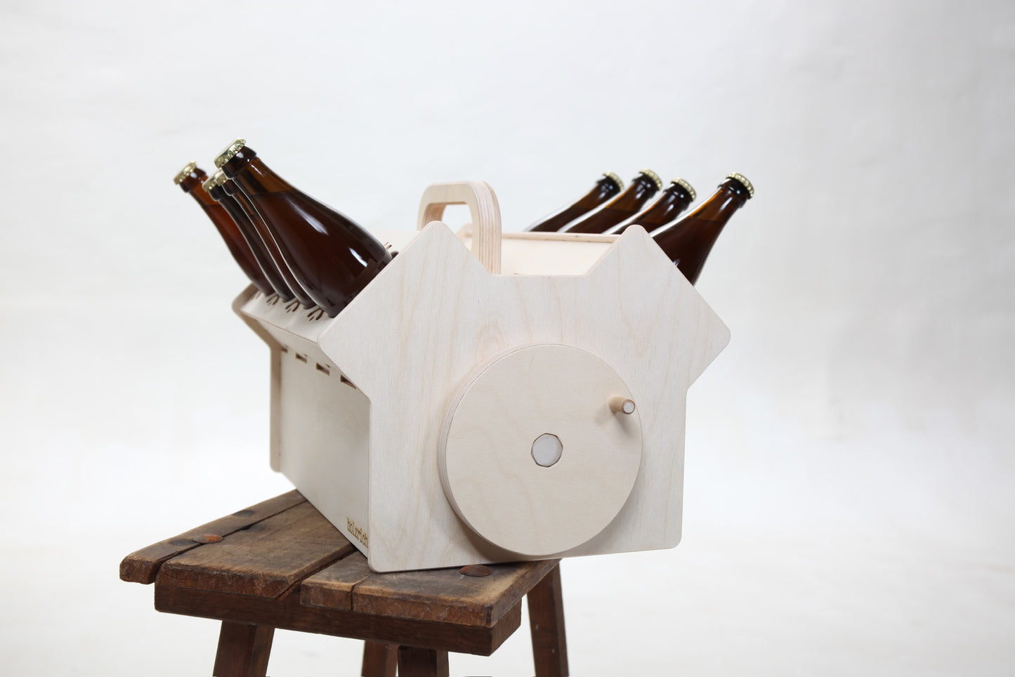 V8 beer crate